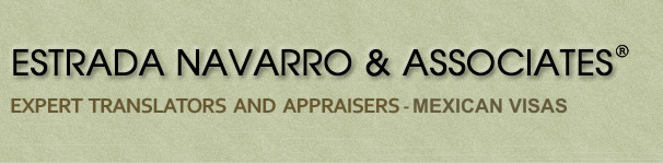 ESTRADA NAVARRO & ASSOCIATES  EXPERT TRANSLATORS AND APPRAISERS - IMMIGRATION SERVICES  - www.estradanavarro.com